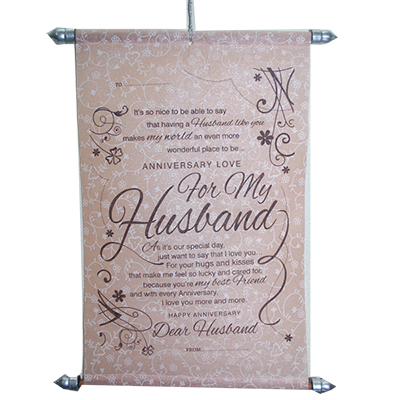 "Love  Wishes Scroll Message -003-code001 - Click here to View more details about this Product